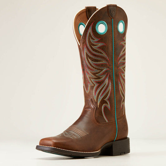 Ariat Round Up Ryder Western Boot Sassy Brown