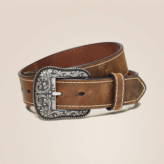 Ariat Accent Stitch Belt Brown