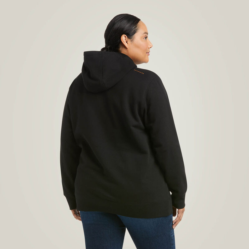 Ariat Rebar Graphic Hoodie Black/Purple