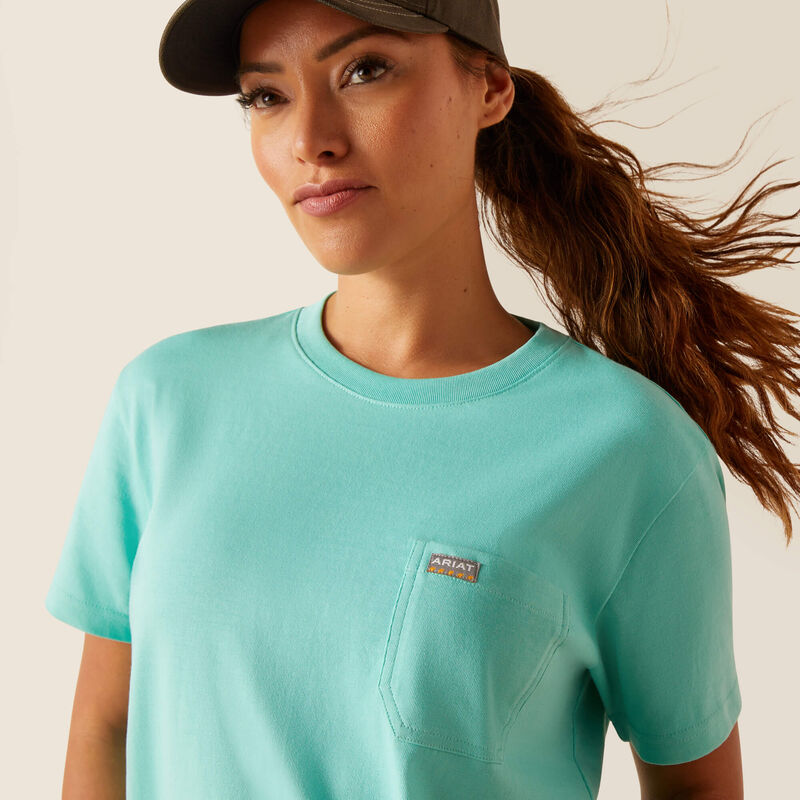 Ariat Rebar Cotton Strong T-Shirt Pool