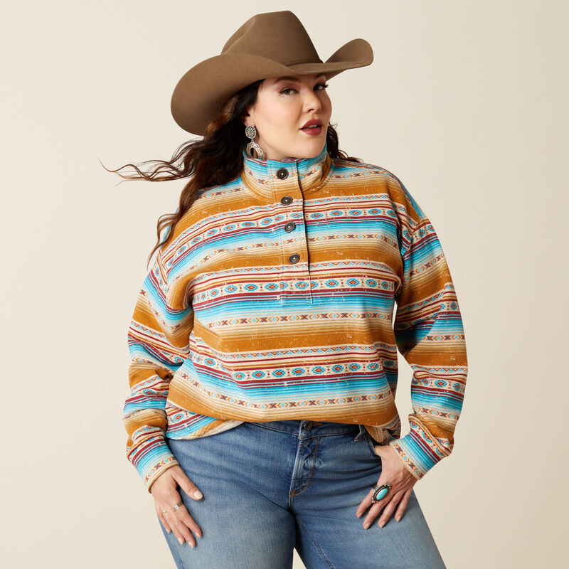 Ariat Hometown Sweatshirt Fallon Serape Print