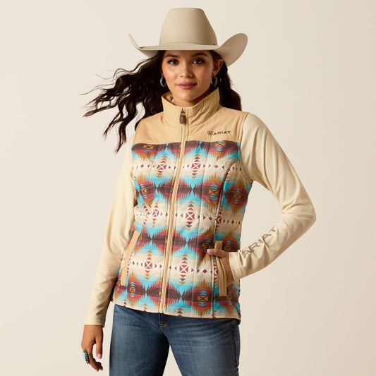 Ariat Crius Insulated Vest Serrano Southwest Print