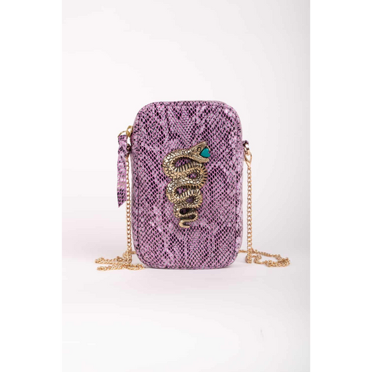 Piti Cuiti Snake Mini Bag Pink