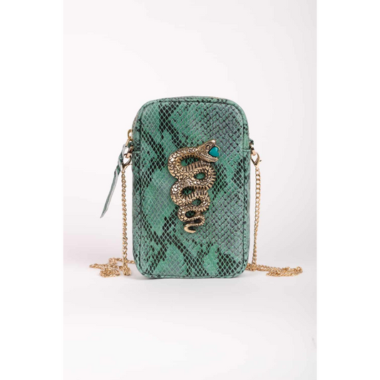 Piti Cuiti Snake Mini Bag Green