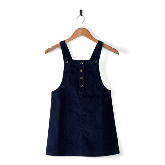 Saltrock Bella Kids Cord Dungaree Dress Blue