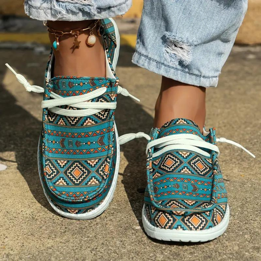 Aztec Pumps Blue