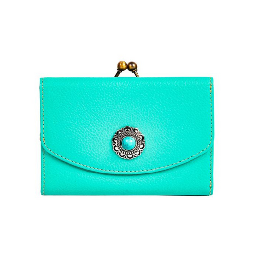 Gypsum Trail Coin Purse Turquoise