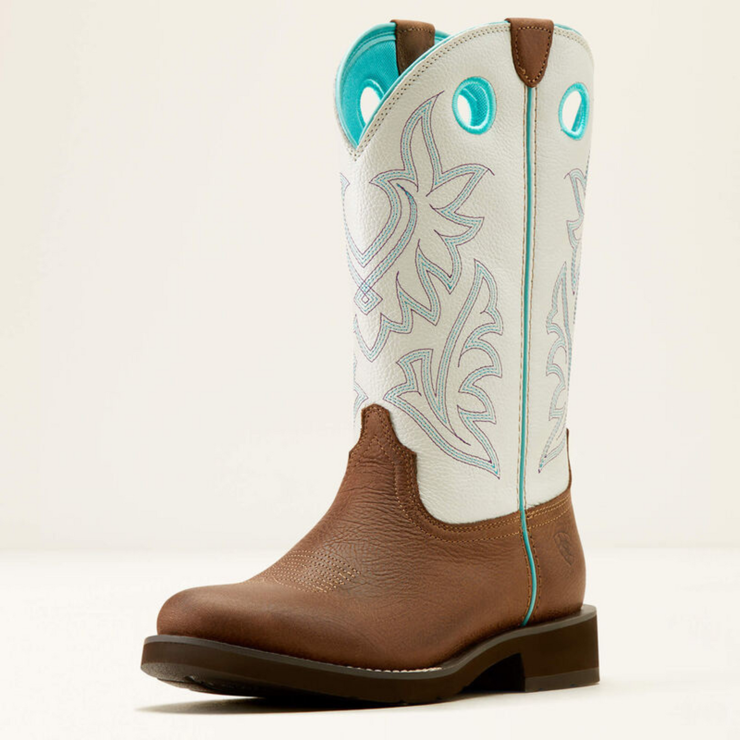 Ariat Elko Western Boot Dark Cottage/White Icing