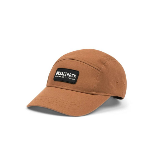 Saltrock Boardwalk 5 Panel Cap Brown