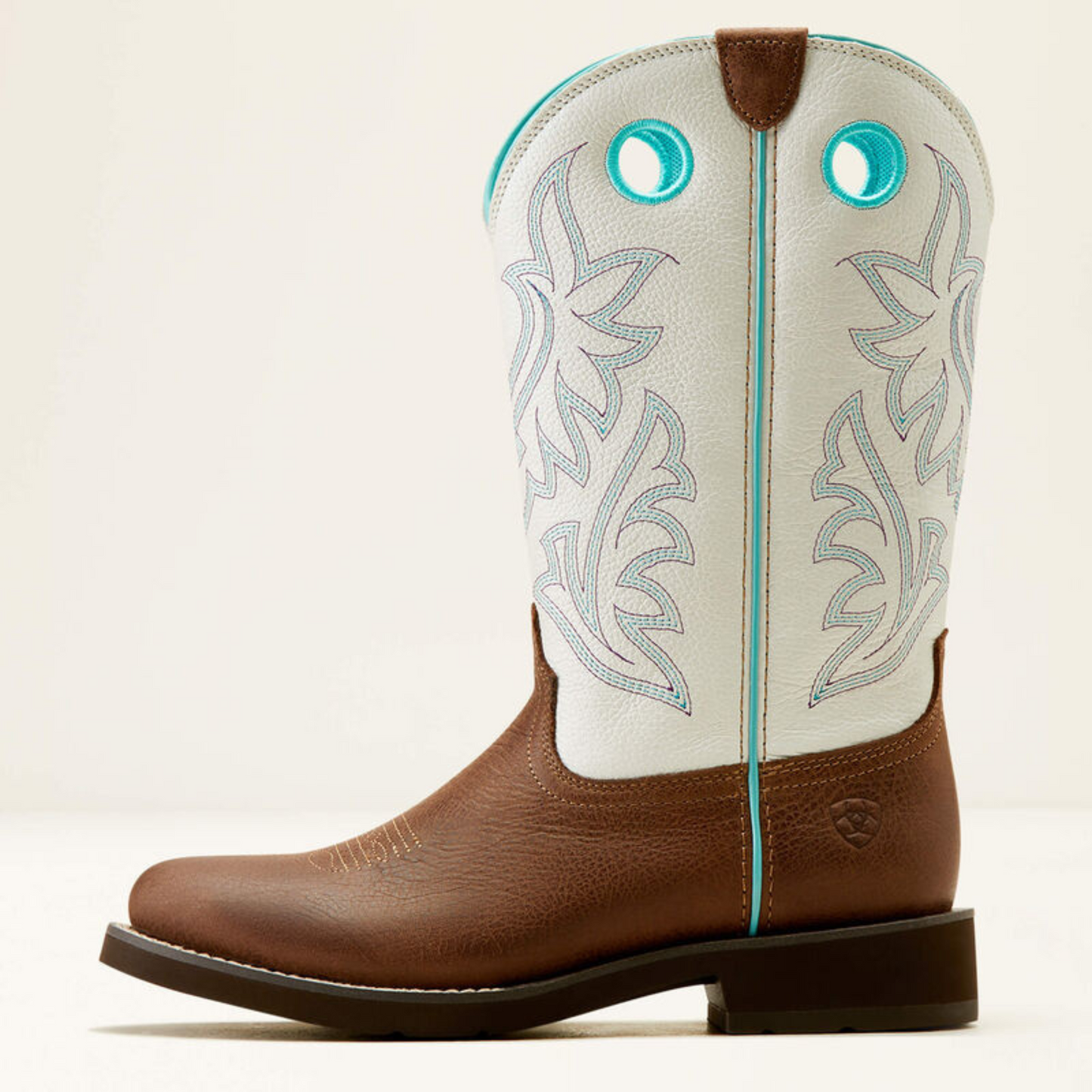 Ariat Elko Western Boot Dark Cottage/White Icing