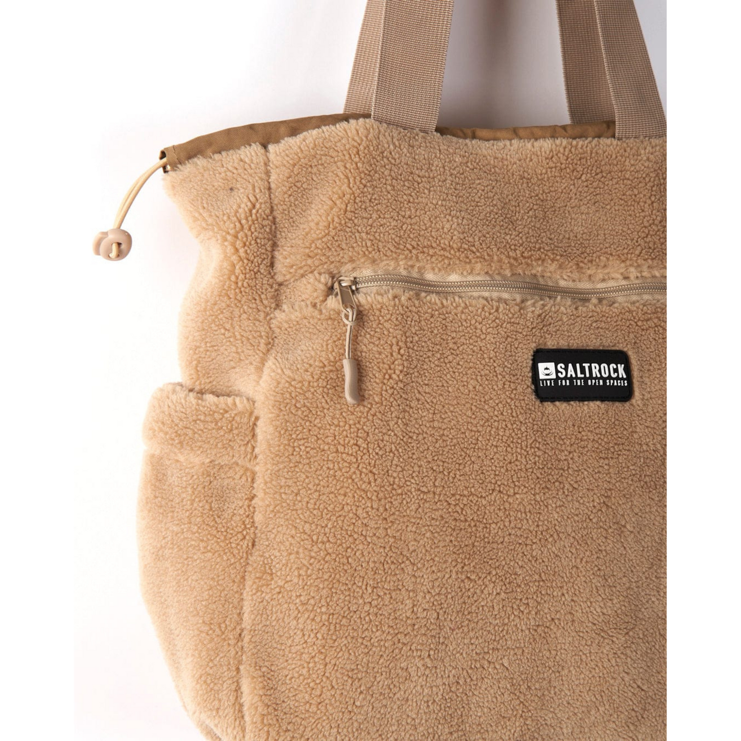 Saltrock Boutique Sherpa Shopper Cream