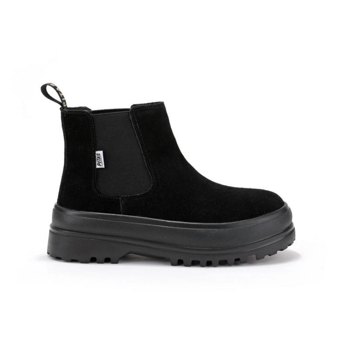 Walk in Pitas Doris Chelsea Boot Black