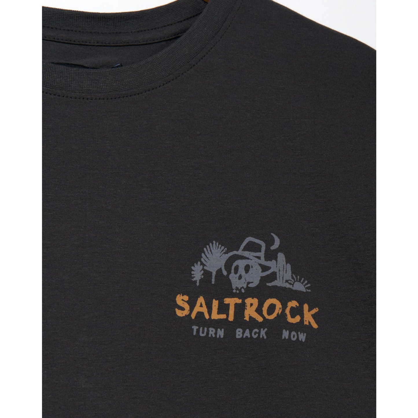 Saltrock Last Stop Motel Mens T-Shirt Dark Grey