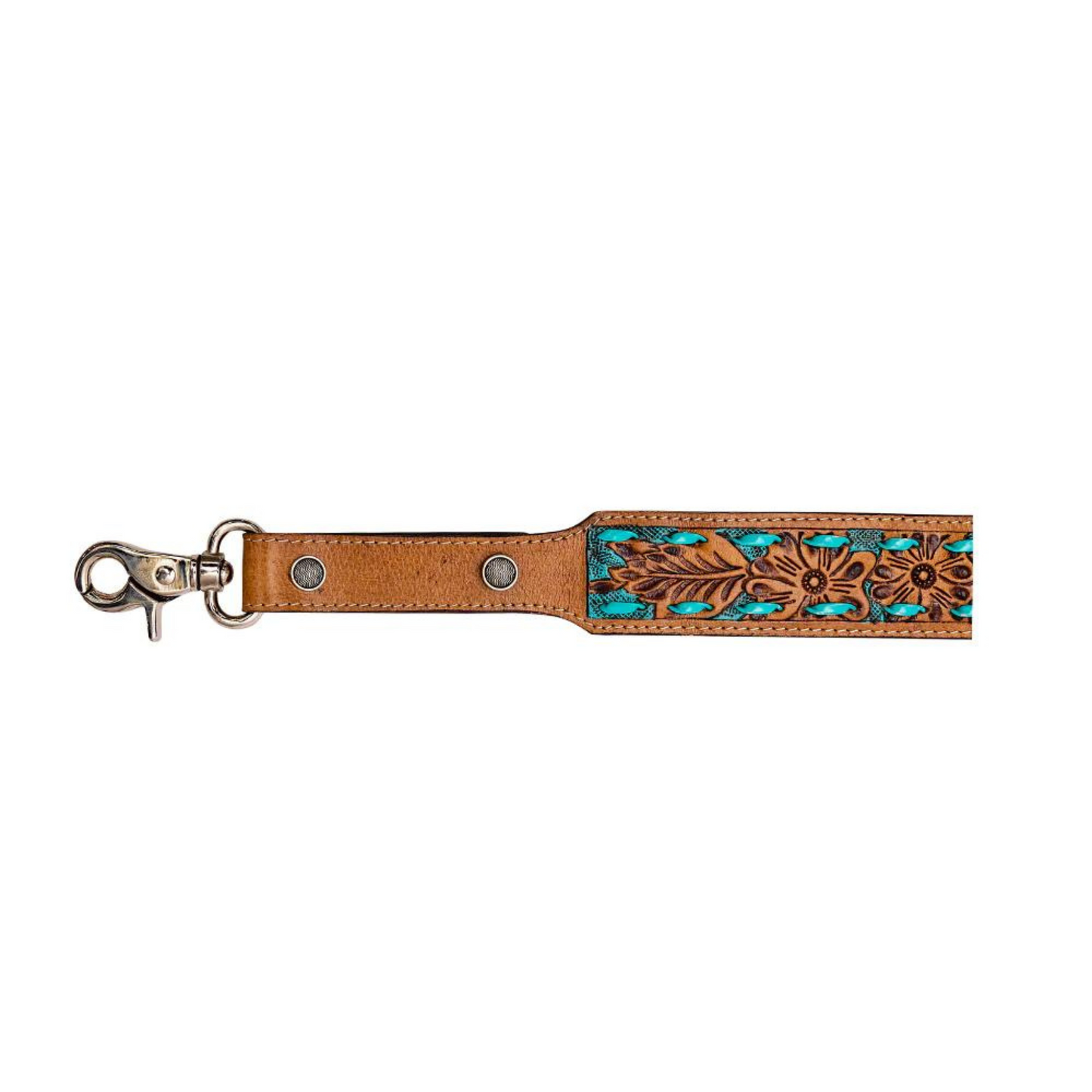 Dakota Bluff Hand-tooled Leather Strap