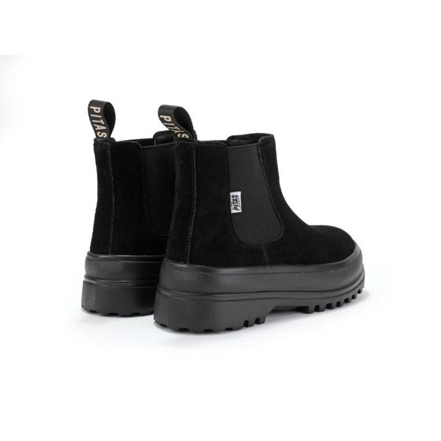 Walk in Pitas Doris Chelsea Boot Black