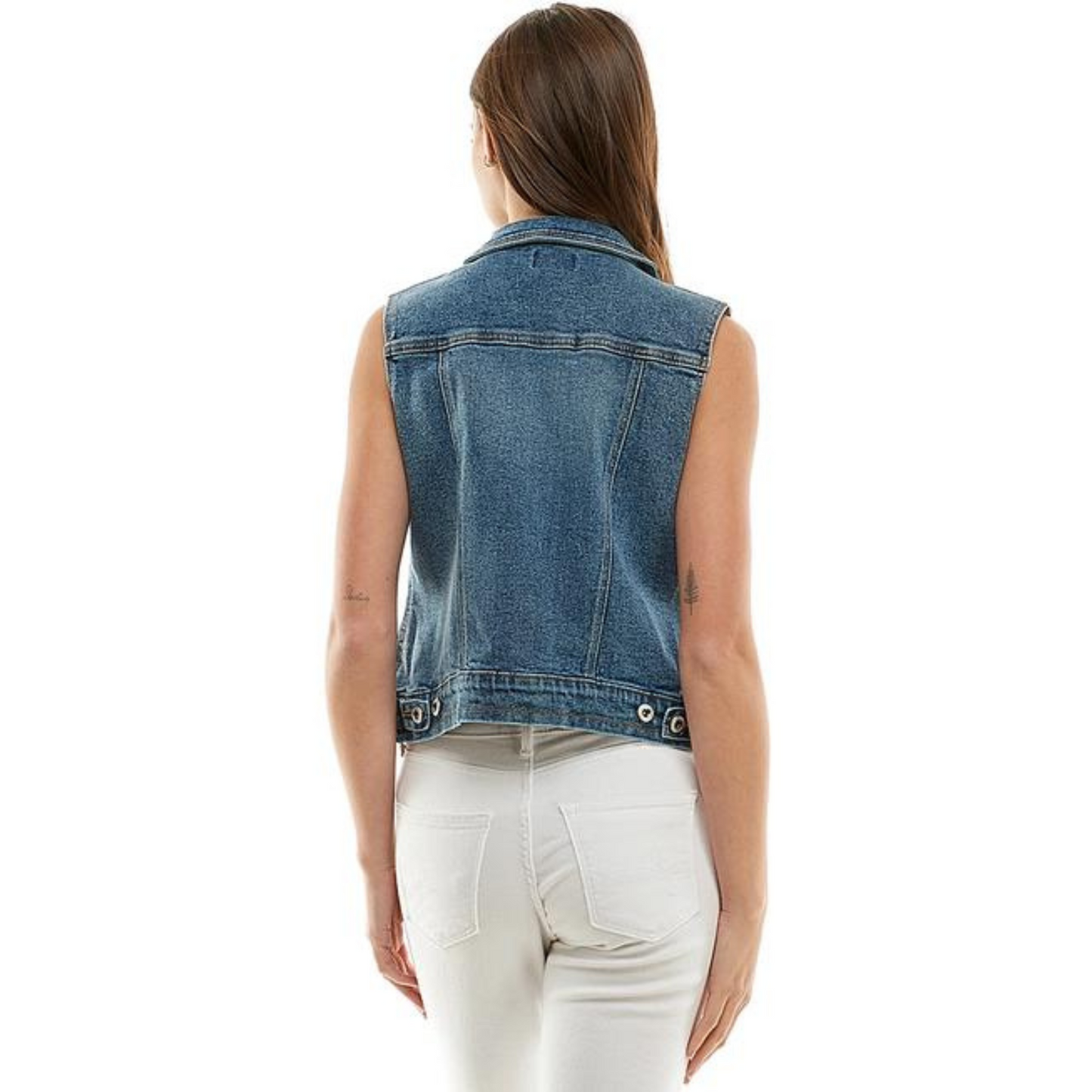 Stretch Denim Vest