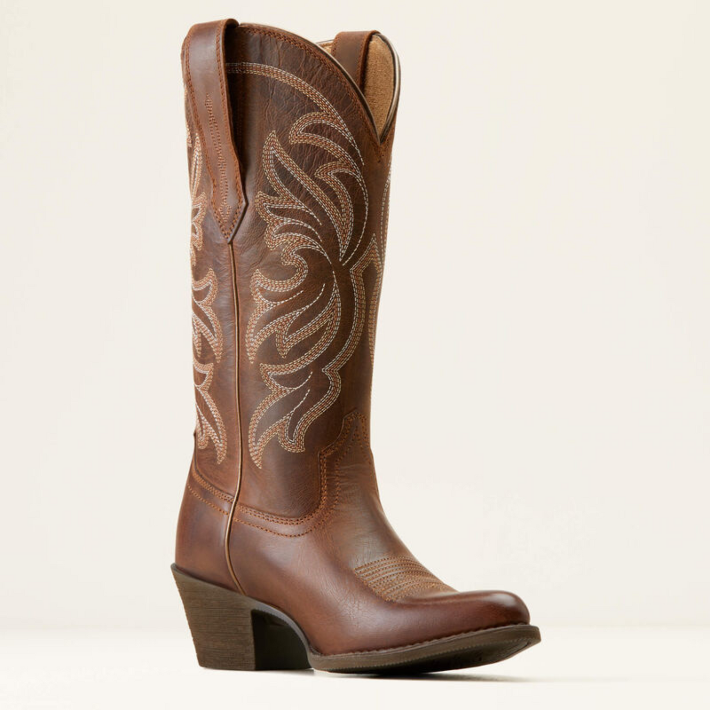 Ariat Heritage J Toe Stretchfit Western Boot Sassy Brown