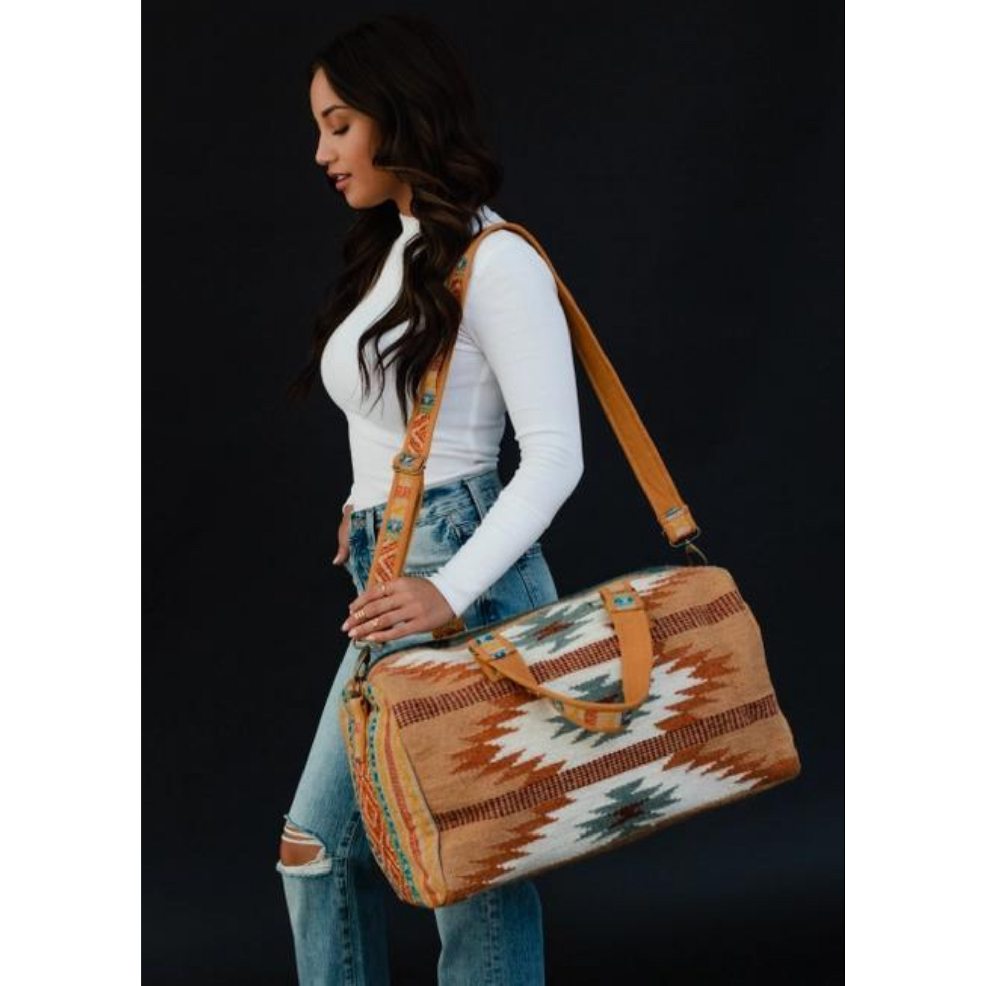 Aztec duffle bag on sale