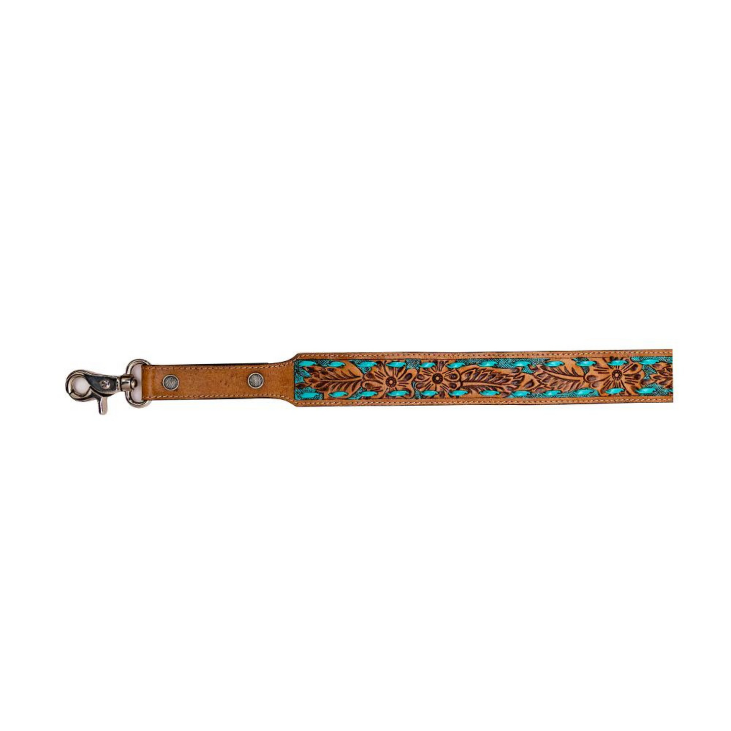 Dakota Bluff Hand-tooled Leather Strap