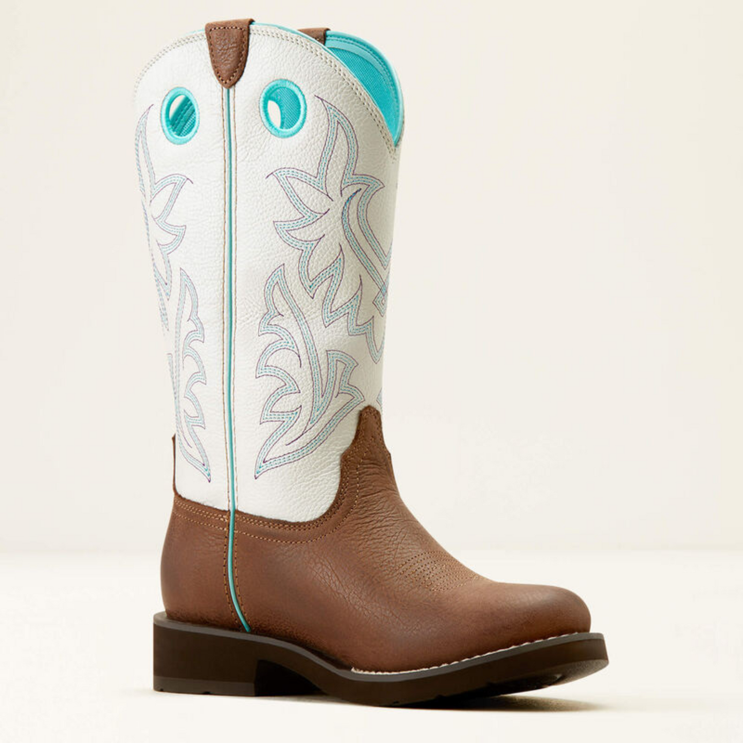 Ariat Elko Western Boot Dark Cottage/White Icing