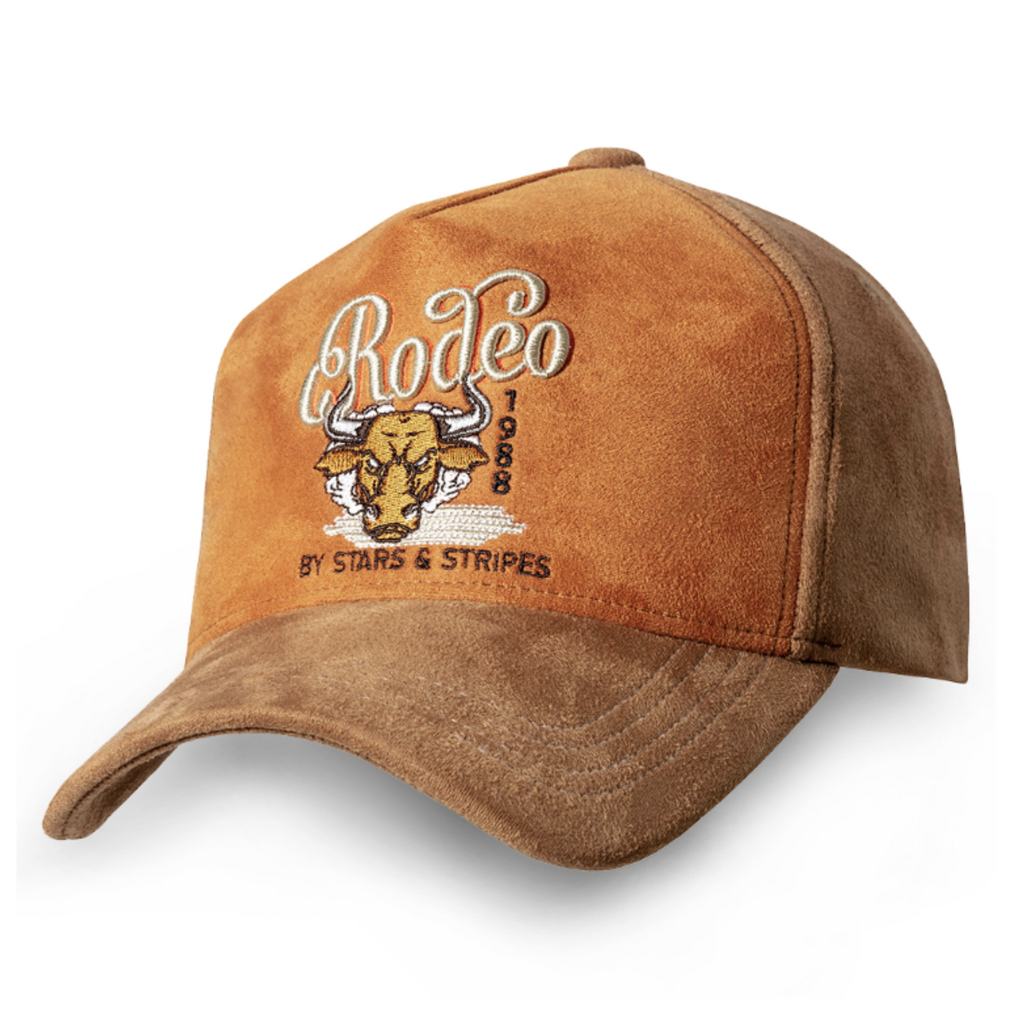 Stars & Stripes Rodeo Trucker Cap Tan