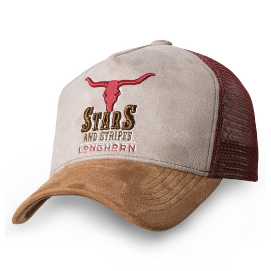 Stars & Stripes Longhorn Trucker Cap