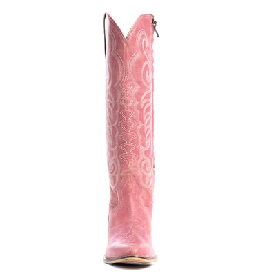 Nalejandra Western Boots Pink