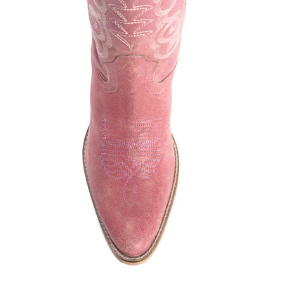 Nalejandra Western Boots Pink