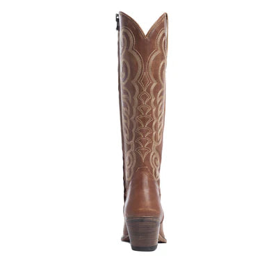 Nalejandra Western Boots Chocolate Brown