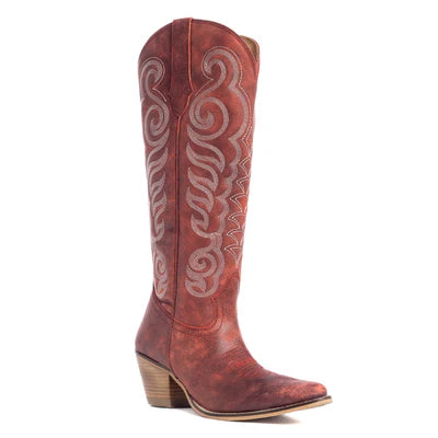 Nalejandra Western Boots Cloud Red