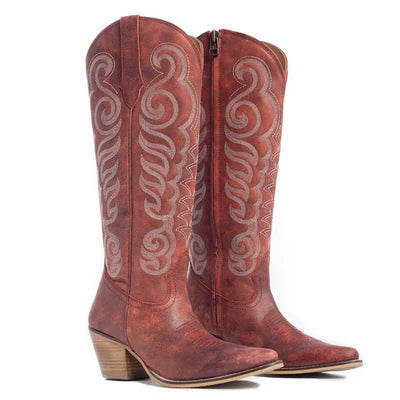 Nalejandra Western Boots Cloud Red