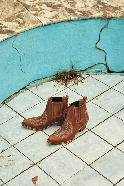 Dearling Ranch Booties Brown