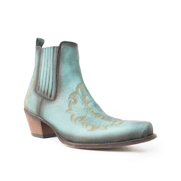 Dearling Ranch Booties Teal