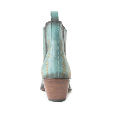 Dearling Ranch Booties Teal