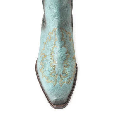 Dearling Ranch Booties Teal